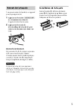 Предварительный просмотр 41 страницы Sony CDX-GT270MP Operating Instructions Manual