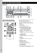 Preview for 6 page of Sony CDX-GT280 Operating Instructions Manual