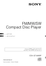 Preview for 52 page of Sony CDX-GT300MP Operating Instructions Manual