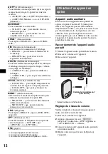 Preview for 50 page of Sony CDX GT310 - Radio / CD Operating Instructions Manual