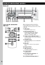 Предварительный просмотр 6 страницы Sony CDX-GT317EE Operating Instructions Manual