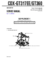 Предварительный просмотр 41 страницы Sony CDX-GT317EE Service Manual