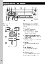 Preview for 6 page of Sony CDX-GT31W - Fm/am Compact Disc Player Operating Instructions Manual