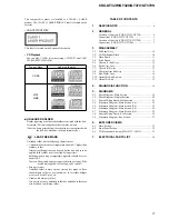 Предварительный просмотр 3 страницы Sony CDX-GT32W - Fm/am Compact Disc Player Service Manual