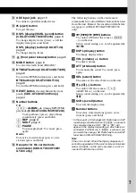 Preview for 7 page of Sony CDX GT330 - Radio / CD Operating Instructions Manual