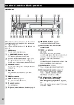 Предварительный просмотр 6 страницы Sony CDX-GT33U Operating Instructions Manual