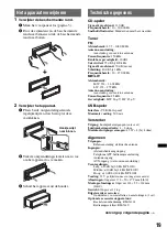 Предварительный просмотр 105 страницы Sony CDX-GT33U Operating Instructions Manual