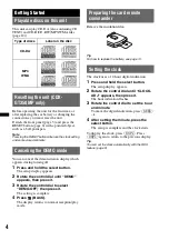 Preview for 4 page of Sony CDX-GT350MP - Fm/am Compact Disc Player Operating Instructions Manual