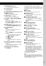 Preview for 7 page of Sony CDX-GT350MP - Fm/am Compact Disc Player Operating Instructions Manual