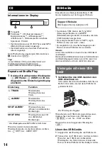 Предварительный просмотр 36 страницы Sony CDX-GT35U - Fm/am Compact Disc Player Operating Instructions Manual