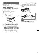 Предварительный просмотр 53 страницы Sony CDX-GT35U - Fm/am Compact Disc Player Operating Instructions Manual