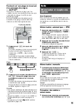 Предварительный просмотр 57 страницы Sony CDX-GT35U - Fm/am Compact Disc Player Operating Instructions Manual