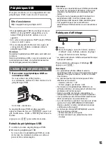 Предварительный просмотр 61 страницы Sony CDX-GT35U - Fm/am Compact Disc Player Operating Instructions Manual