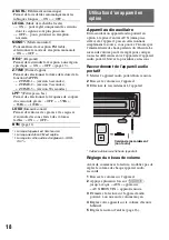 Предварительный просмотр 64 страницы Sony CDX-GT35U - Fm/am Compact Disc Player Operating Instructions Manual