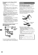 Предварительный просмотр 66 страницы Sony CDX-GT35U - Fm/am Compact Disc Player Operating Instructions Manual