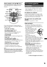 Предварительный просмотр 89 страницы Sony CDX-GT35U - Fm/am Compact Disc Player Operating Instructions Manual