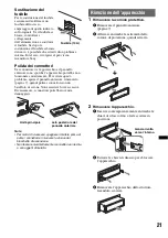 Предварительный просмотр 91 страницы Sony CDX-GT35U - Fm/am Compact Disc Player Operating Instructions Manual