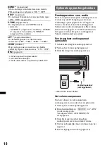 Предварительный просмотр 112 страницы Sony CDX-GT35U - Fm/am Compact Disc Player Operating Instructions Manual