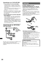 Предварительный просмотр 114 страницы Sony CDX-GT35U - Fm/am Compact Disc Player Operating Instructions Manual