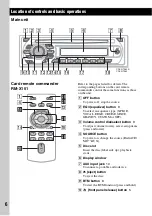 Preview for 6 page of Sony CDX-GT360 Operating Instructions Manual