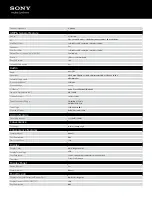 Preview for 2 page of Sony CDX-GT360MP Specifications