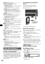 Preview for 10 page of Sony CDX-GT370 Operating Instructions Manual