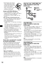 Preview for 12 page of Sony CDX-GT370 Operating Instructions Manual