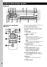 Preview for 6 page of Sony CDX-GT383A Operating Instructions Manual