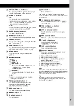 Preview for 7 page of Sony CDX-GT400 - Fm/am Compact Disc Player Operating Instructions Manual