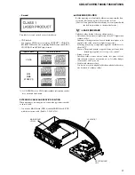 Preview for 3 page of Sony CDX-GT400 - Fm/am Compact Disc Player Service Manual