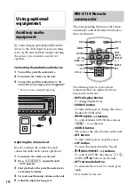 Предварительный просмотр 18 страницы Sony CDX-GT40U Operating Instructions Manual