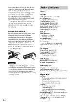 Предварительный просмотр 48 страницы Sony CDX-GT40U Operating Instructions Manual