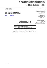 Preview for 55 page of Sony CDX-GT40U Service Manual