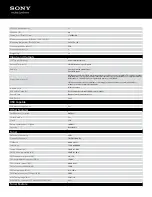 Предварительный просмотр 3 страницы Sony CDX-GT40UW Specifications