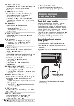 Preview for 34 page of Sony CDX-GT410U - Fm/am Compact Disk Player Operating Instructions Manual