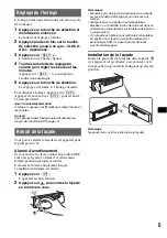 Preview for 47 page of Sony CDX-GT410U - Fm/am Compact Disk Player Operating Instructions Manual