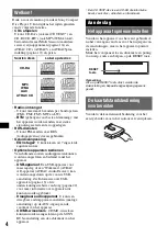 Preview for 90 page of Sony CDX-GT410U - Fm/am Compact Disk Player Operating Instructions Manual