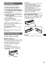 Preview for 91 page of Sony CDX-GT410U - Fm/am Compact Disk Player Operating Instructions Manual