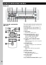 Preview for 6 page of Sony CDX-GT420iP - Radio / CD Operating Instructions Manual