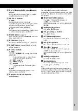 Preview for 7 page of Sony CDX-GT420iP - Radio / CD Operating Instructions Manual