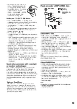 Preview for 13 page of Sony CDX-GT420iP - Radio / CD Operating Instructions Manual