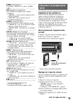 Preview for 31 page of Sony CDX GT420U - Radio / CD Operating Instructions Manual