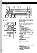 Предварительный просмотр 6 страницы Sony CDX-GT420U Operating Instructions Manual