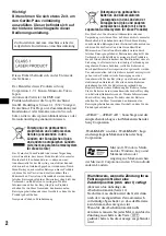 Предварительный просмотр 22 страницы Sony CDX-GT420U Operating Instructions Manual