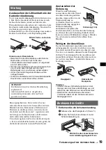 Предварительный просмотр 39 страницы Sony CDX-GT420U Operating Instructions Manual