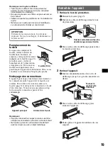 Предварительный просмотр 61 страницы Sony CDX-GT420U Operating Instructions Manual