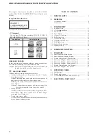 Предварительный просмотр 4 страницы Sony CDX-GT420U Service Manual