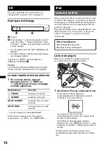 Предварительный просмотр 28 страницы Sony CDX GT430IP Operating Instructions Manual