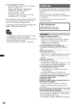 Предварительный просмотр 36 страницы Sony CDX GT430IP Operating Instructions Manual