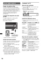 Предварительный просмотр 52 страницы Sony CDX GT430IP Operating Instructions Manual